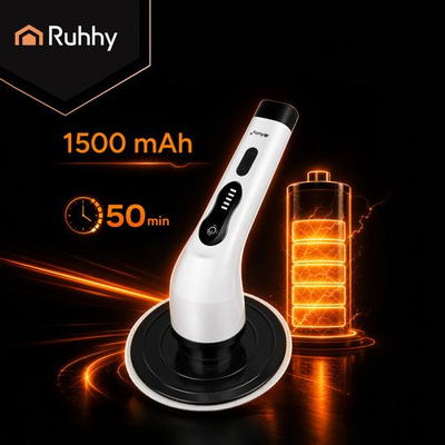 Furçë elektrike pastrimi Ruhhy 27015, teleskopike, pa kabllo, e bardhë