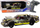 Makina me telekomandë RC Drift 1:16, rrota gome, 2.4G, e zezë