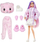 Kukull Barbie Cutie Reveal Fantasy Series Teddy Bear, set me gjoja, rozë