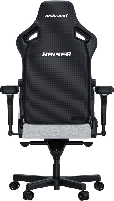 Karrige lojrash AndaSeat Kaiser 4 Series, madhësia L, material liri, gri e çelët