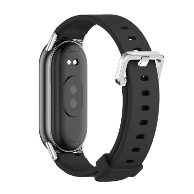 Rrip për orë inteligente Tech-Protect IconBand Classic për Xiaomi Smart Band 8 9 10 NFC, silikon i butë, i zi