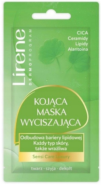 Maskë fytyre Lirene Sensi Care Luxury, për qetësim dhe hidratim, 8 ml