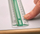 Rigë plastike Hamelin Linex Super Ruler, 40 cm, transparente, jeshile