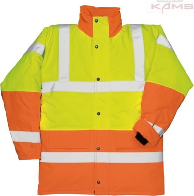 Xhaketë dimri Portwest Hi Vis Contrast Winter Traffic, 2XL, reflektuese, e verdhë e zezë