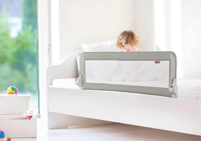 Mbrojtëse për shtrat Baby Center Melandi Guimo 150x48,5x35, e hirtë