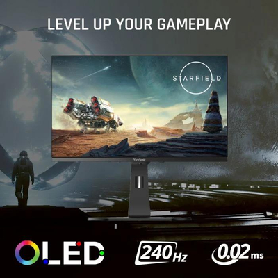 Monitor gaming ViewSonic XG272 27", 1440p, 240 Hz OLED, i bardhë