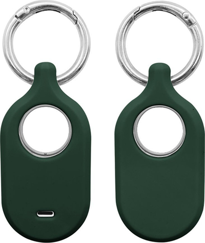 Mbajtëse silikoni 4smarts për Samsung Galaxy SmartTag2, set aksesorësh, blu