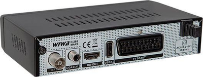 Tuner DVB-T2 z funkc. Internetowymi WIWA H.265 MAXX