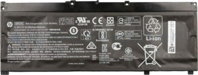Bateri për laptop HP Pl Lishen606072, 4.55Ah, Litium-Jon, e zezë