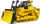 Lodra buldozer Bruder Big Bulldozer Caterpillar 02452, plastikë, verdhë