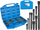 Set zgjatuesish goditës CrV, 9 copa, 1/4\" 3/8\" 1/2\", në kuti plastike