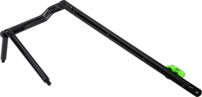 Rrip strap on Pipedream Body Dock, rripa shpatullash të rregullueshëm 61-137 cm, silikon, i zi