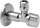 Rubinet këndor Arco CU10, 1/2M x 3/8, 1/4 rrotull, ngjyrë argjendi