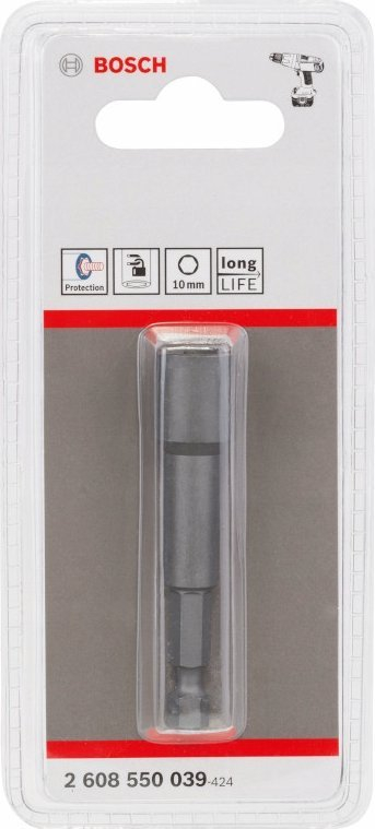 Insert magnetik Bosch Direct Drive 10 x 65mm, bisht 1/4", gri