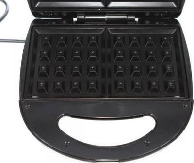 Toster për Waffle Lucznik 1000 W, i argjendtë