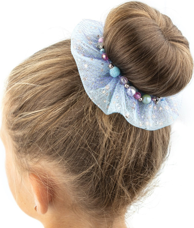 Set kreativ Nebulous Stars Ruffled Hair Accessories, 3 aksesorë flokësh, për fëmijë 7 12 vjeç, shumëngjyrëshe