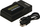 Karikues baterie për kamera Duracell DRS5965, me USB, për bateri Sony NP FP50 90, i zi