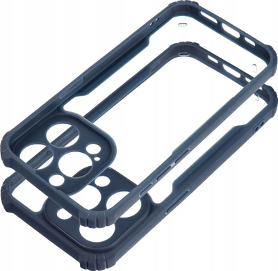 Futera mbrojtëse Anti-Drop për Xiaomi Redmi 10C, me krahë të forcuar nëpër kënde, transparente, e zezë
