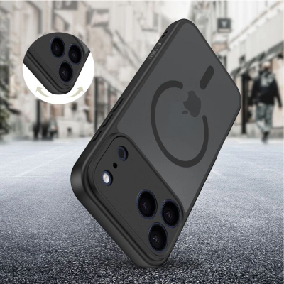 Mbulesë telefoni Tech-Protect BasicMag MagSafe për iPhone 17 Pro, matte, e zezë