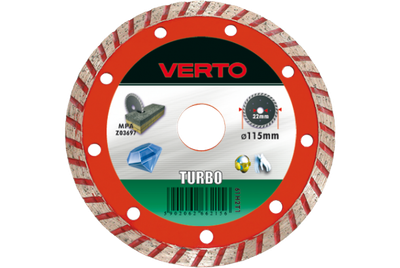 Disk diamanti Verto 61H2T9, 230mm, turbo, gri