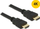 Kabllo Delock HDMI në HDMI, 0.5 m, e zezë (84751)