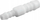 Reduktor zorresh GARDENA 07322-20, PVC, 12 mm në 8 mm, i bardhë