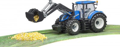 Lodër ekskavatorë Bruder New Holland T7.315, i kaltër