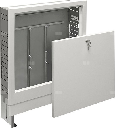 Kabinet sipërfaqësor QIK SN-8/4, 8 qarqe ngrohjeje, sistem përzierës 4 qarqe, i bardhë