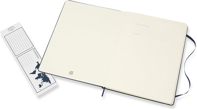Fletore Moleskine Classic XL, 19x25 cm, kapak i fortë, faqe të bardha