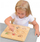 Lojë druri edukative Masterkidz Montessori, magnetike, tabelë mësimi, ngjyrë druri natyrale