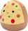 Lodër pellushi Jazwares Squishmallows Pizza, 35cm, bezhë me të verdhë