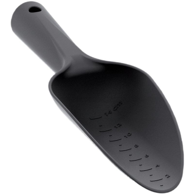 Lopatë kopshti Prosperplast Wide Scoop, plastike, 29 cm, e zezë