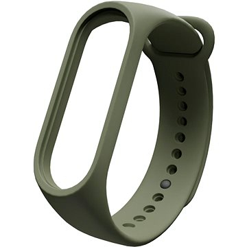 Rrip për byzylyk inteligjent Eternico Essential, për Xiaomi Mi Band 5 6 7, TPU, jeshile ushtarake