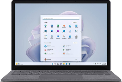 Laptop Microsoft Surface Laptop 5 13.5", Intel Core i5 gjenerata 12, 8GB RAM 256GB SSD, platinum