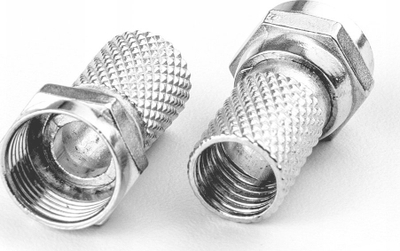 Konektor koaksial Libox F, 7.0mm, për kabllo RG6, argjendtë