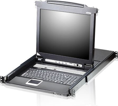Konsolë KVM ATEN Slideaway CL5716M, 16 porta, 17", 1280x1024, për rack