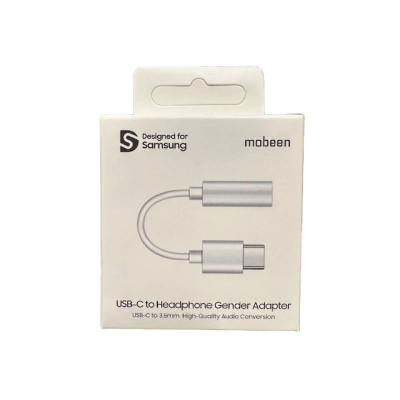 Adapter audio Samsung GP-TGU023AEAWW, 3.5 mm në USB-C, i bardhë
