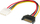 Kabllo adapter Molex në SATA Akasa AK-CBPW03-KT02, 0.15m, me ngjyra