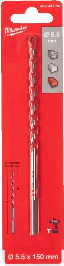Freza betoni Milwaukee TCT Premium 5.5 x 150mm