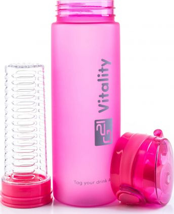 Shishe me filter G21, 600ml, rozë