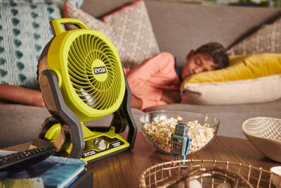 Ventilator pa kabëll Ryobi RF18-0 ONE+, 18V, 3 shpejtësi WHISPER