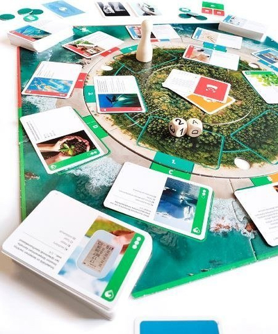 Друштвена игра Mother Earth, едукативна, 2–6 играчи, повеќебојна