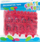 Shirit dekorativ Craft with Fun me drer, 2m, 1.6cm, i kuq