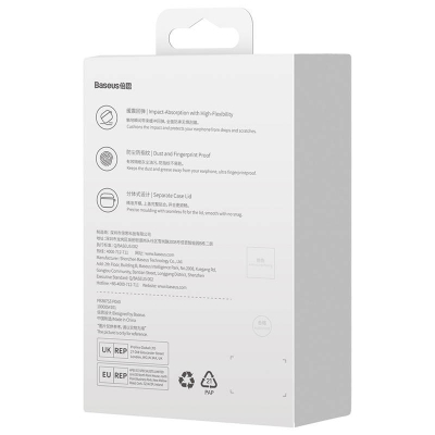 Mbrojtëse kufjesh Baseus Crystal Series për AirPods 3, TPU, transparente