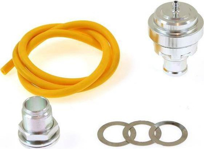 Valvul blow off TurboWorks F, për motor nafte, universale, ngjyrë argjendi
