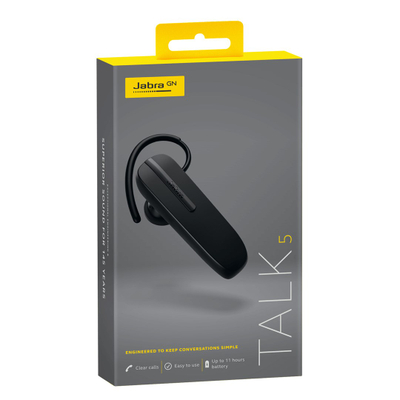 Kufje Jabra Talk 5, Wireless, të zeza