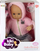 Kukull bebe LeanToys, 40 cm, me gajret, rozë