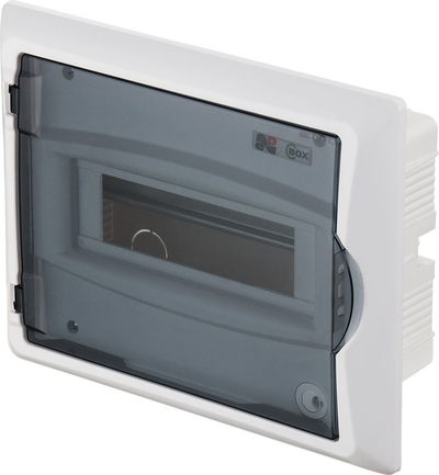 Bord shpërndarës Elektro-Plast Economic 2512-01, 1x8 module, IP40, i bardhë