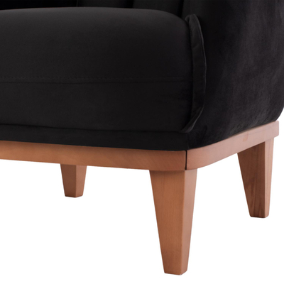 Kolltuk BENNINGTON, kadife, 75×100×100 cm HM9313.01, zezë