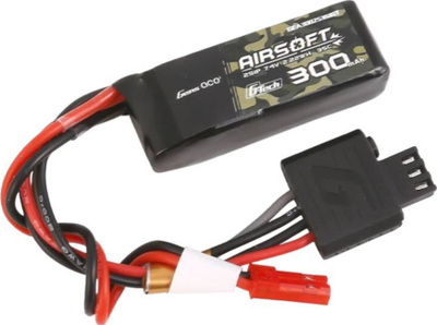 Bateri Li-Po Gens Ace G-Tech, 7.4V, 300mAh 35C, e zezë